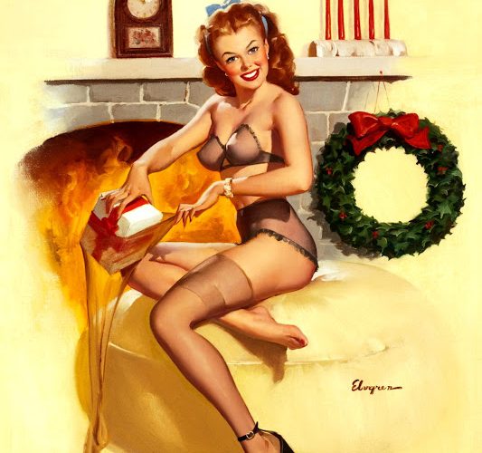 Boxing Day by Gil Elvgren